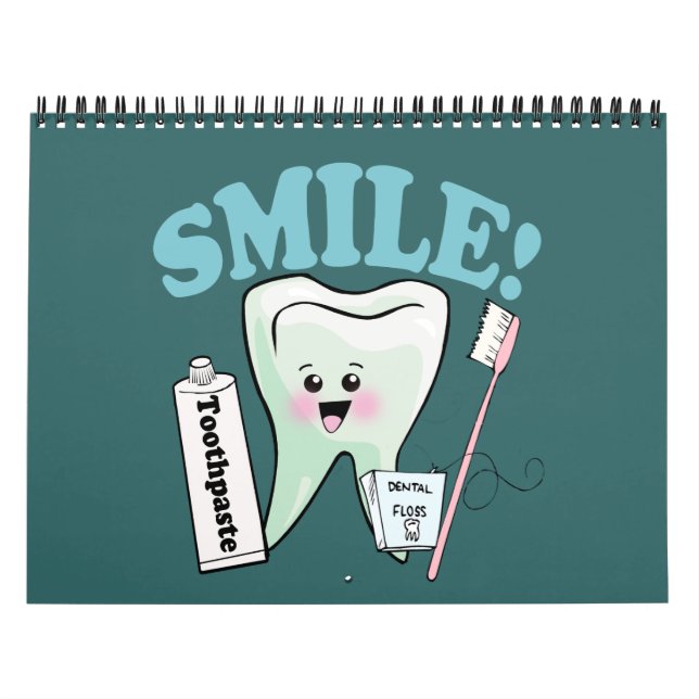 Funny Dentist Zahnarzthygienist Kalender (Titelbild)