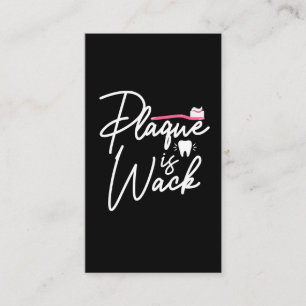 Funny Dentistry Plaque Dental Assistant Visitenkarte