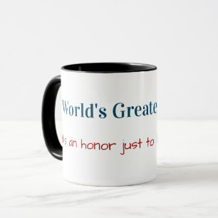 Funny Der größte Vater der Welt Tag des Vaters Tasse