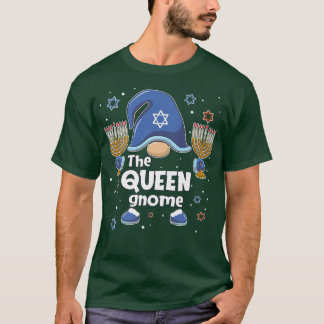 Funny der Königin Gnome Hanukkah Matching Familie  T-Shirt