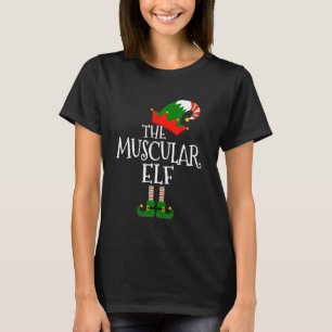 Funny der muskulösen Elf Matching Family Group Chr T-Shirt