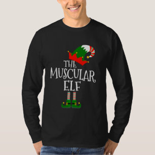 Funny der muskulösen Elf Matching Family Group Chr T-Shirt
