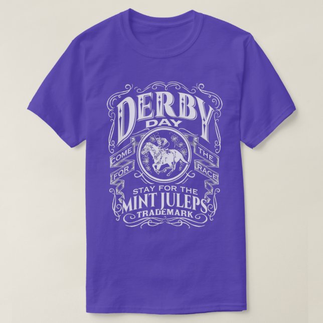 Funny Derby Day und Minze Juleps Kentucky Pferdere T-Shirt (Design vorne)