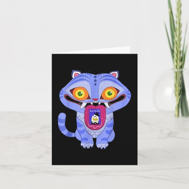 Funny Derpy offiziell für Männer zugelassen Frauen Karte (Vorderseite)