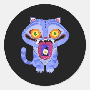 Funny Derpy offiziell für Männer zugelassen Frauen Runder Aufkleber