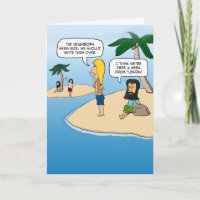 Funny Desert Island Nachbarn Geburtstag