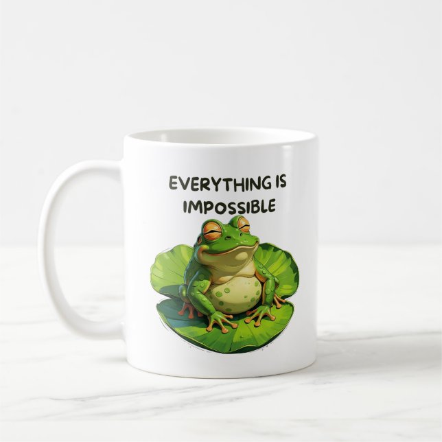 Funny Design for Humor Lovers and Overthinkers Kaffeetasse (Links)