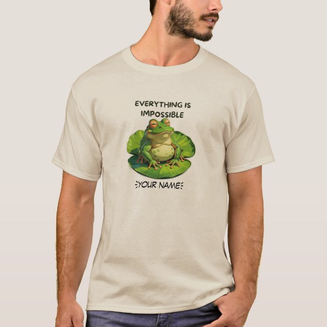 Funny Design für Spaß-Liebhaber und Überdenkende T-Shirt (Vorderseite)