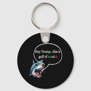 Funny Design Shark Fragte Trump, dies ist der Golf Schlüsselanhänger