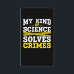 Funny Detection Forensic Science Crime Solver Visitenkarte<br><div class="desc">Funny Detective forensic Science Crime Solver.</div>