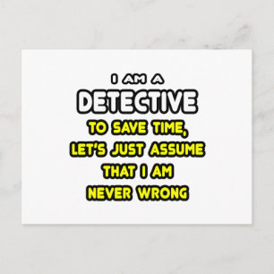 Funny Detection T - Shirt und Geschenke Postkarte