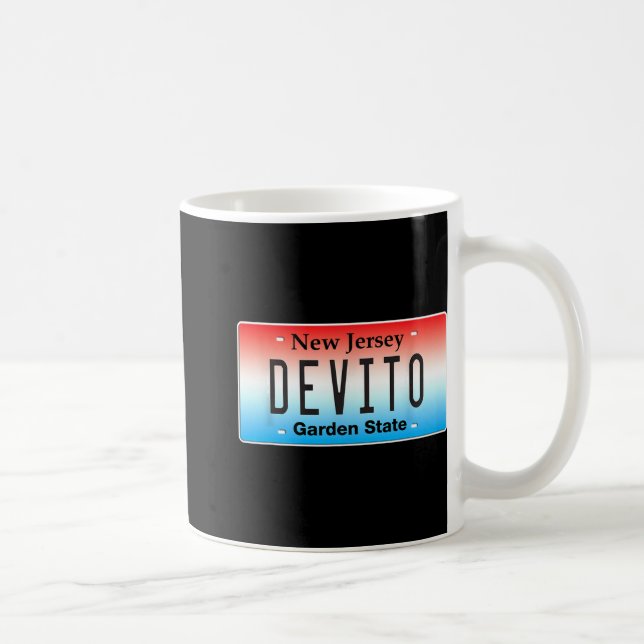 Funny Devito New Jersey Italian American Nj Cutlet Kaffeetasse (Rechts)