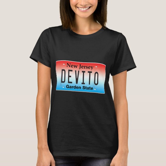 Funny Devito New Jersey Italian American Nj Cutlet T-Shirt (Vorderseite)