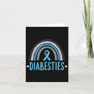 Funny Diabesties Diabetes Awareness Friends Karte