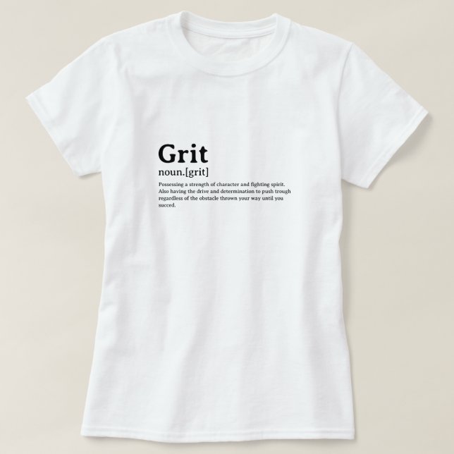 Funny Dictionary Definition Grid T-Shirt (Design vorne)