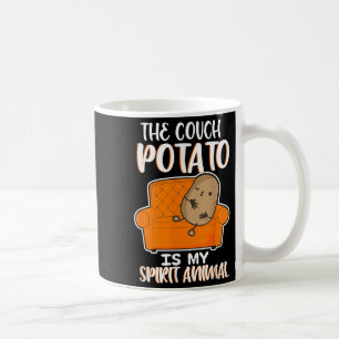 Funny die Couch Potato ist mein Geist Tierleuchte Kaffeetasse