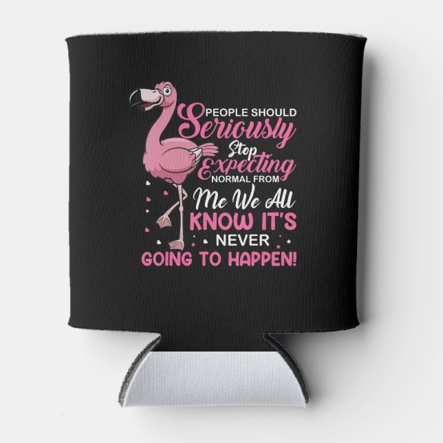 Funny - Die Menschen sollten aufhören, normal zu e Dosenkühler (Vorderseite)