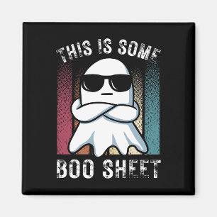 Funny Dies ist ein Boo-Sheet Ghost Halloween Retro Magnet