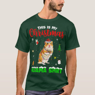 Funny Dies ist mein Weihnachts Pajama Hamster Red  T-Shirt