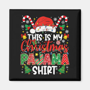 Funny Dies ist mein Weihnachts-Pajama-Shirt Pjs Xm Magnet