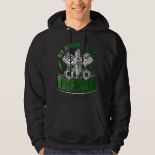 Funny Diesel Mechanic Geschenk mein Blut ist Diese Hoodie