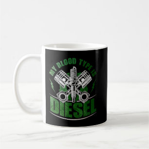 Funny Diesel Mechanic Geschenk mein Blut ist Diese Kaffeetasse