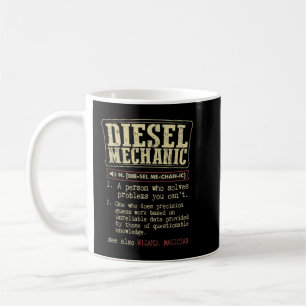 Funny Diesel Mechanik für Männer Größere Werkzeuge Kaffeetasse