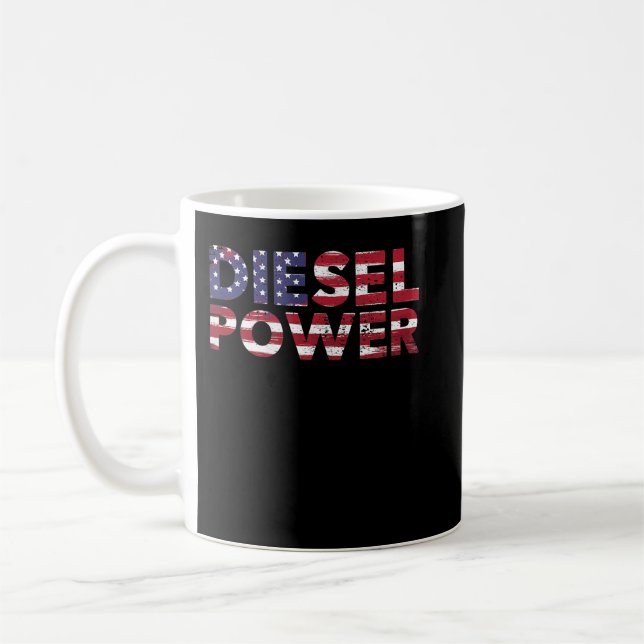 Funny Diesel Truck Kaffeetasse (Links)