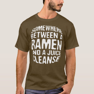 Funny Diet Ramen und ein Juice Cleanse Ramen Lover T-Shirt
