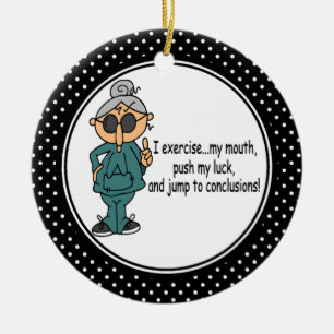 Funny Diet Spaß Weihnachtsschmuck