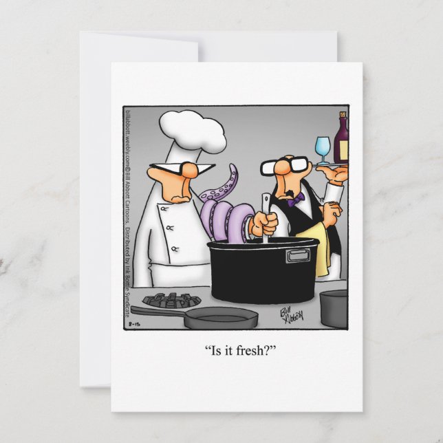 Funny Dinner Einladungen "Spectickles" Spaß (Vorderseite)