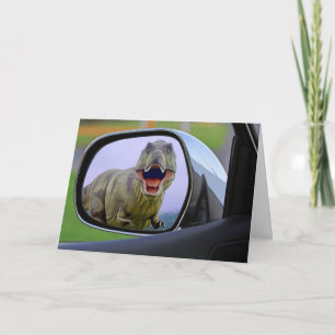 FUNNY DINOSAUR BIRTHDAY CARD KARTE