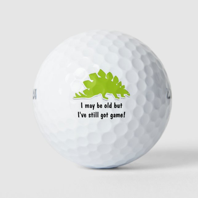 Funny Dinosaur Design Golfball (Vorderseite)
