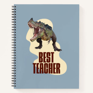 Funny Dinosaur Dino Bester Lehrer Notizbuch