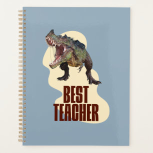 Funny Dinosaur Dino Bester Lehrer Planer