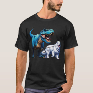 Funny Dinosaur Great Pyrenäen Wanderhund Lover T-Shirt
