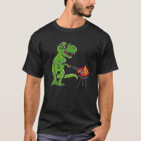 Funny Dinosaur Koch Cook GRILLEN im Freien Papa So