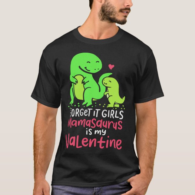 Funny Dinosaur Lover Gift for Son Mamasaurus Is My T-Shirt (Vorderseite)