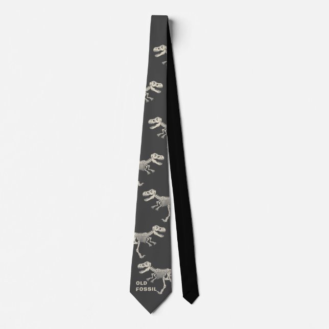 Funny Dinosaur Neck Tie Krawatte (Vorderseite)