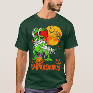 Funny Dinosaur T Rex Mummy Pumpkin Halloween für K T-Shirt