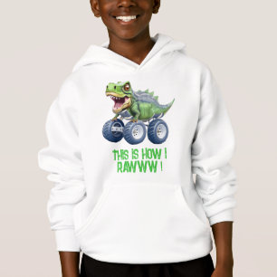 Funny Dinosaurier Monster LKW Hoodie
