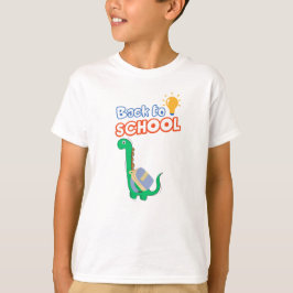 Funny Dinosaurier zurück in die Schule mit Rucksac T-Shirt