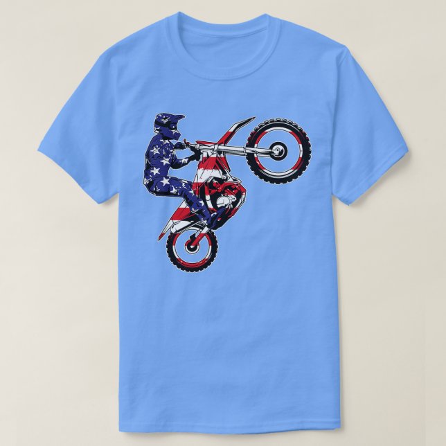 Funny Dirt Bike Art Ristorante La Lanchetta T-Shirt (Design vorne)