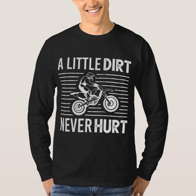 Funny Dirt Bike Design für Kinder Boys Girls Motor T-Shirt (Vorderseite)