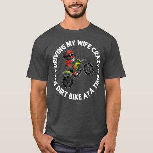 Funny Dirt Bike Geschenk für Männer Vater Motocros T-Shirt