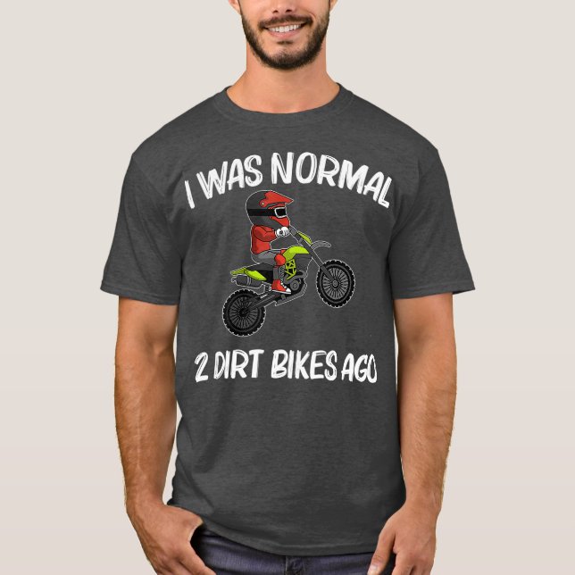 Funny Dirt Bike Geschenke Männer Frauen Motocross  T-Shirt (Vorderseite)