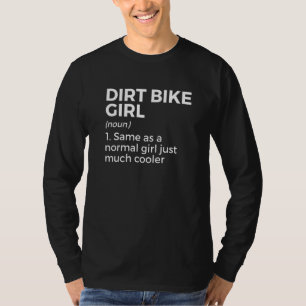 Funny Dirt Bike Girl - Frauen 1 T-Shirt