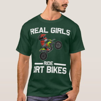Funny Dirt Bike Mama Motocross Reiten T-Shirt