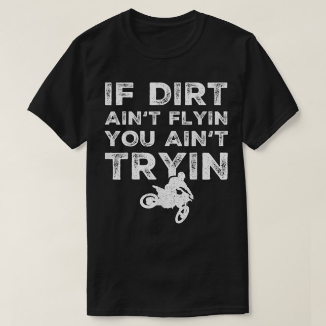 Funny Dirt Bike Rider Geschenk Supercross MX Motoc T-Shirt (Design vorne)