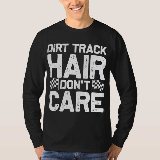 Funny dirt Track Racing Geschenk für Frauen Männer T-Shirt (Vorderseite)